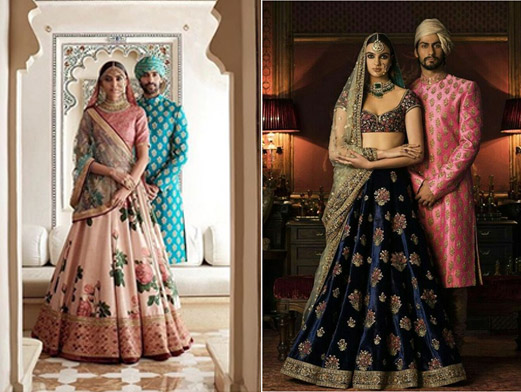 Indian bridal wear goes floral